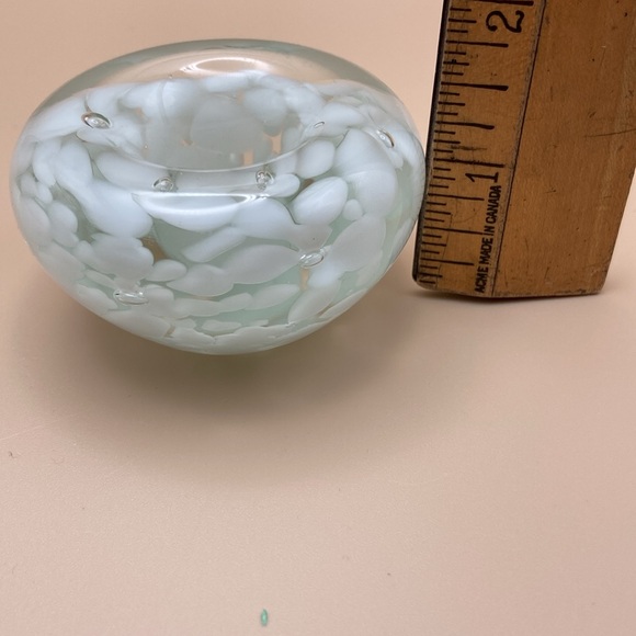 Jan Benda - Krystyna Glass Taper Candle Holder signed Set of 2 - Picture 10 of 13